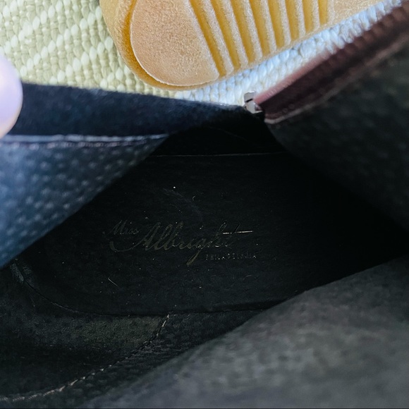 Anthro Miss Albright Leather Braided Knee Boots - Picture 10 of 11